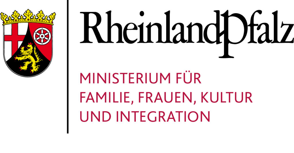 Logo des Ministeriums für Familie, Frauen, Kultur und Integration Rheinland Pfalz