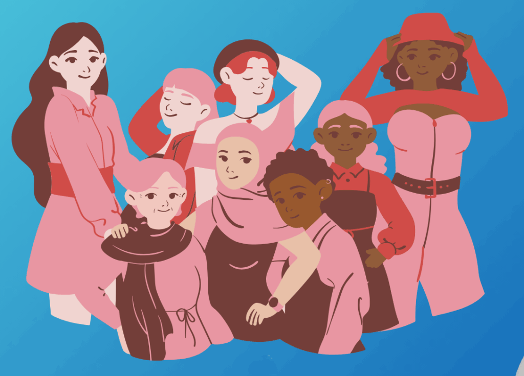 Bild von Frauen unterschiedlicher Herkunft und Alter